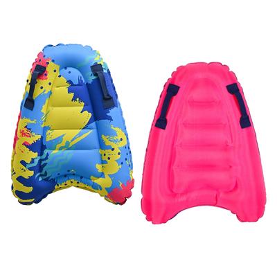 Inflatable Surfboard for Adults Kids Water Float with Handles Swim Board PVC Surfing Body Board Inflatable Pool Raft Vacation