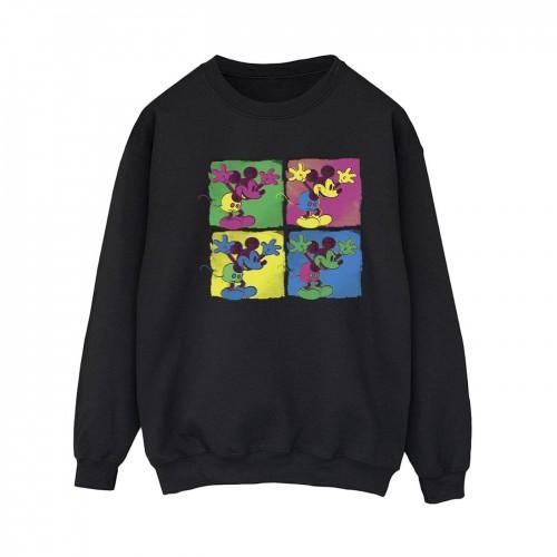 Disney Womens/Ladies Mickey Mouse Pop Art Sweatshirt