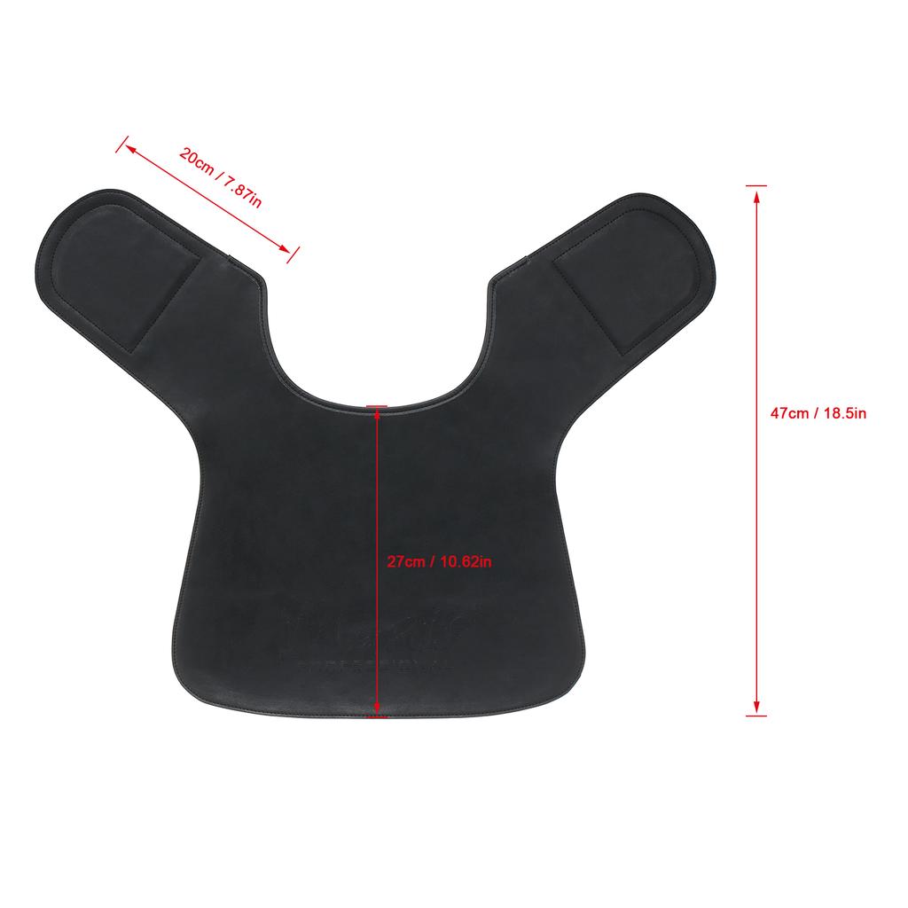 Wasserdichter Haarschneidekragen für den Salon, Haarschneideumhang, rutschfester Halswickel zum Haarschneiden, Haarfärben