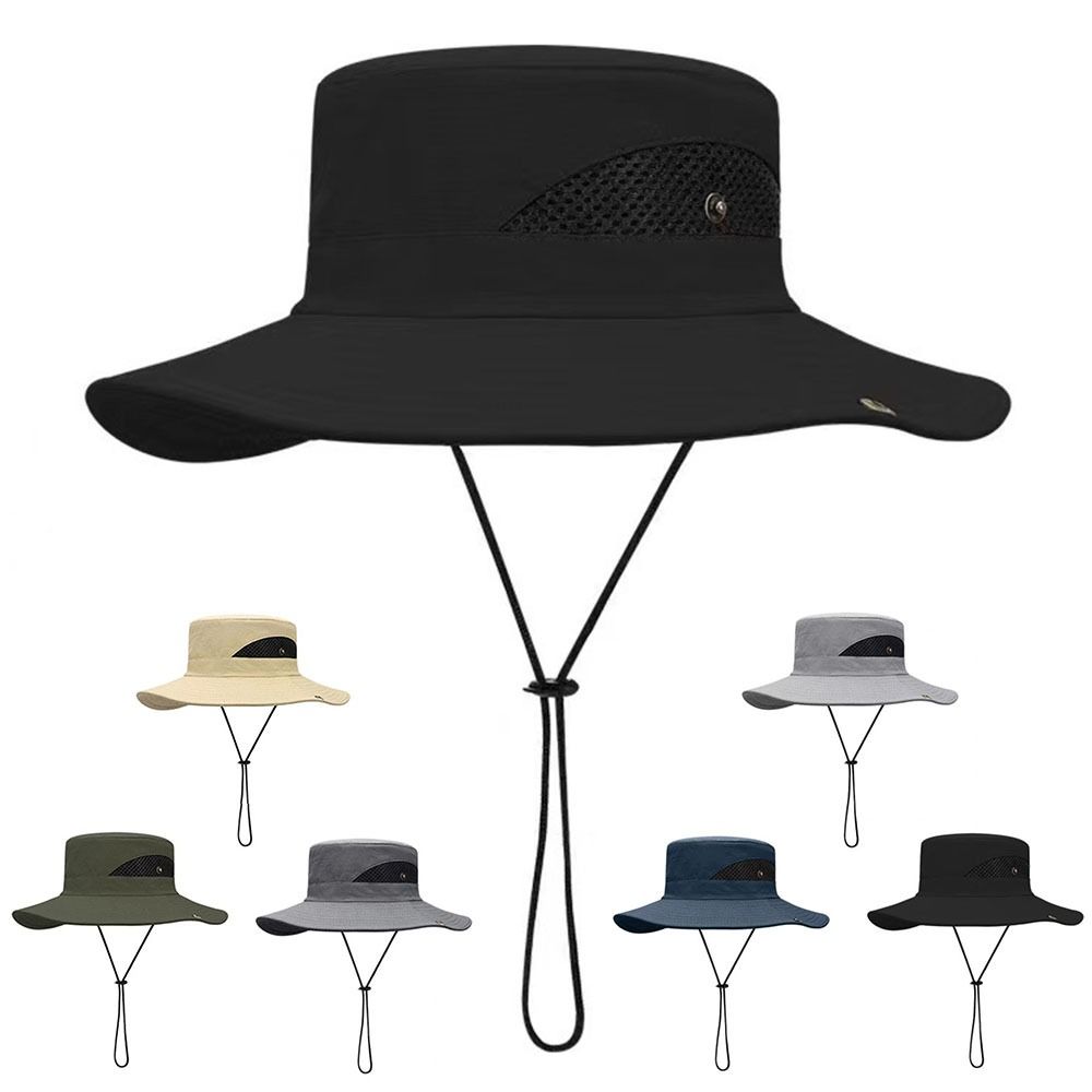 Breathable Fisherman's Hat Anti-UV Mountaineering Cap Portable Bucket Hats
