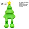 Christmas Tree Ornament Figurine with Articulated Legs, 3D Printed Xmas Statue, Mini Desk Decoration for Home Office Shelf Holiday