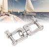 Stainless Steel Double Ended   Shackle 8 Shaped   Connector Marine Device for Ships Boat Yacht