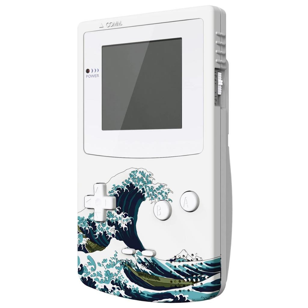 eXtremeRate Replacement Shell Full Housing Cover with IPS Upgraded for Game Boy Compatible with GBC OSD Regular and Standard LCDs and IPS Screen Not