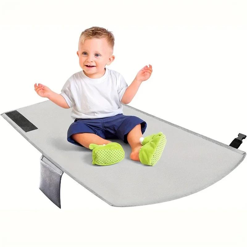 Zz,Kids Travel Airplane Bed Baby Pedals Bed Portable Travel Foot Rest Hammock Kids Bed Airplane Seat Extender Leg Rest For Kids