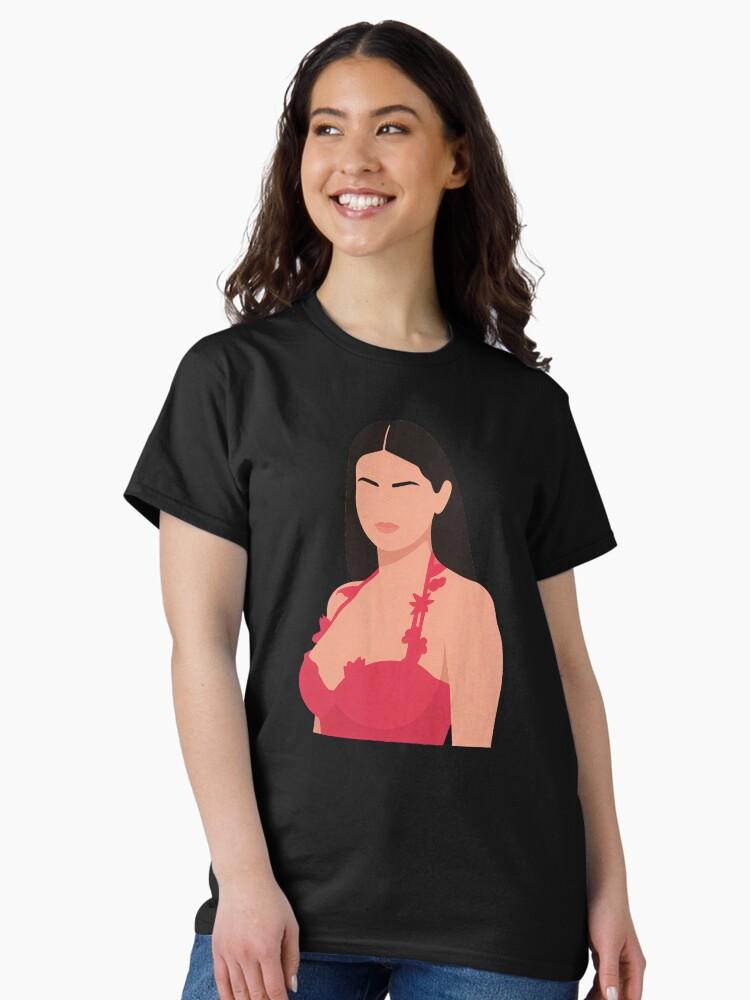 T-shirt Classica con Illustrazione Lineless di Selena Gomez