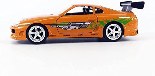 JADA TOYS 1/32 Scale Fast & Furious Diecast Cars: Dom's Dodge Charger R/T & Brian's Toyota Supra [Imported]