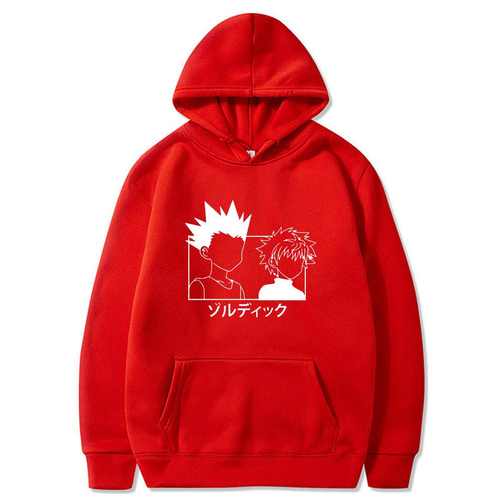Hunter X Hunter Anime japonez amuzant Killua Eyes Killua Hanorace stil Hanorace Streetwear pentru femei/bărbați Hanorac supradimensionat