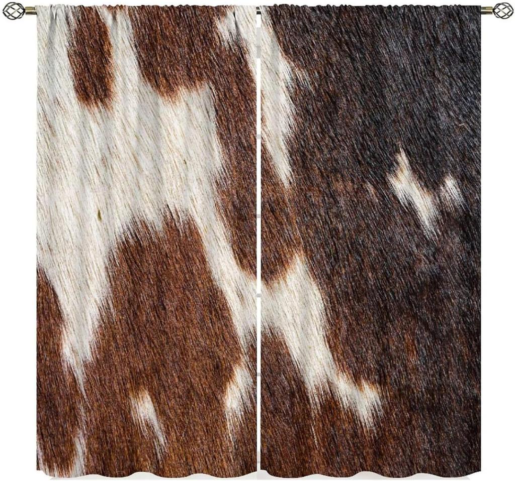 Tende per Finestre con Motivo Floreale Botanico di Galli e Galline, Stile Rustico, per Cucina, Soggiorno, Camera da Letto
