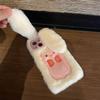Bow Rabbit for Apple 14promax Mobile Phone Case iPhone13 Fluffy 12 Cute 11/8plus