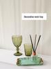Non-slip Resin Jewelry & Cosmetic Display Tray for Bathroom