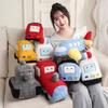 Stuffed Varipus Transportation Cars Plush Toys Polices Car Ambulance Taxi Tank Fire Engine Airplane Train Birthday Gift for Boy