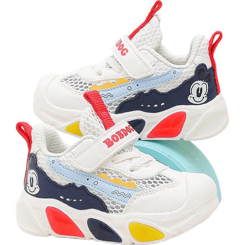 Bobdog Kids  Summer Breathable Mesh Walking Shoes 28