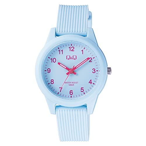 [CITIZEN Q&Q] Analog Color Watch, Waterproof, Urethane Strap, V01A-025VK, Women s, Blue