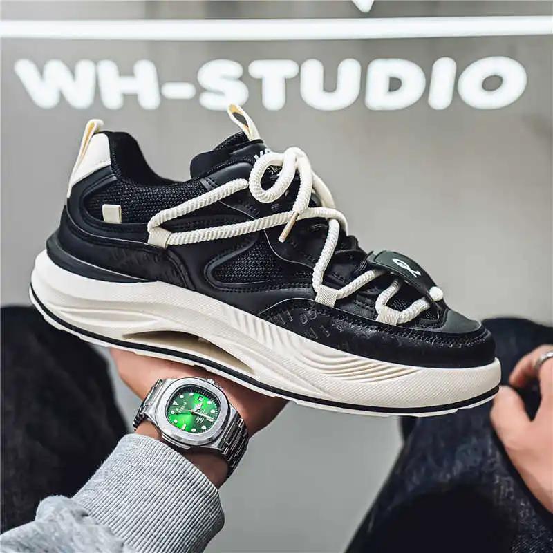 Fashion Increases Height Thin Heel Novelty Products Mary Jane Red Sneakers For Men Sports Shoes Scarp Baskette Stylish Krasovki