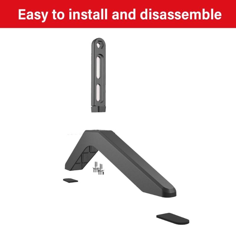 TV-Ständer mit sicherem Halt Fernseherhalter für mehrere Fernsehmodelle Einfache Aufbauten Verstellbar