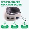 Premium-Portable U-Shaped Neck Massager Electric Pillow Usb Rechargeable Car Travel Massage Pillow