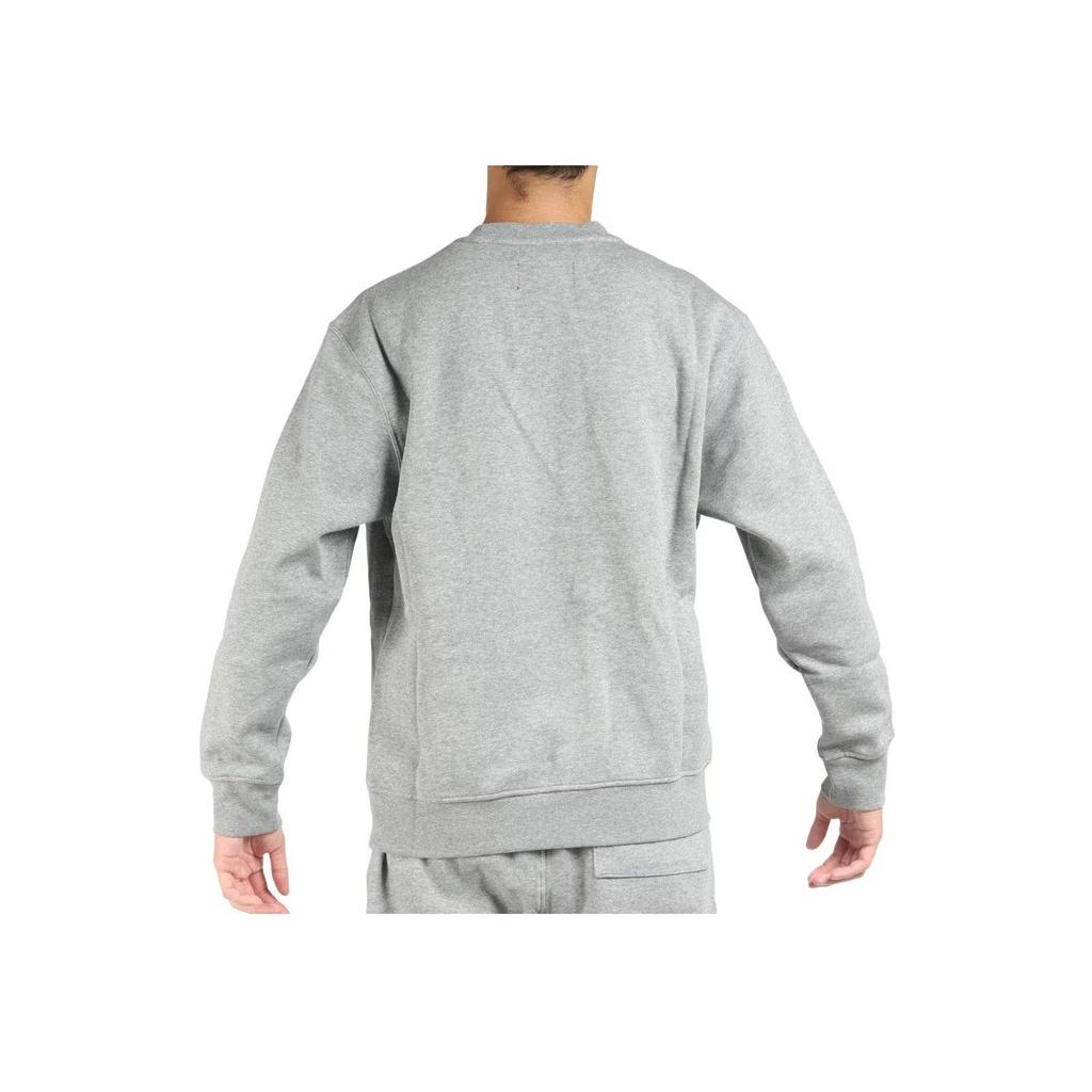 Jordan Embroidered Logo Solid Crew Neck Pullover Sweatshirt Men Tops Grey DQ7521-091