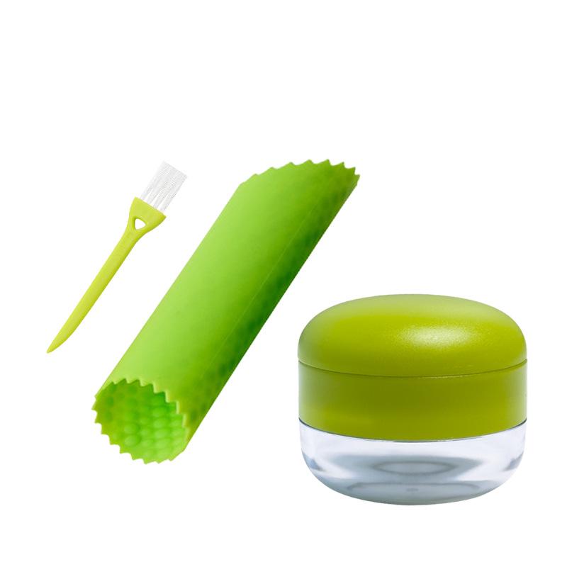 Plastic Garlic Press Set: Household Kitchen Tools for Mincing and Mashing Garlic
