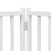 6 Piece Foldable White Dog Gate