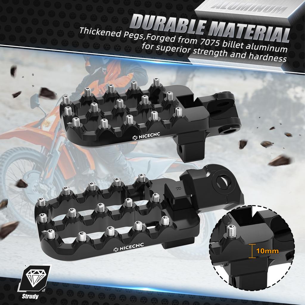 For 2008-2025 KTM 690 Enduro R 690 SMC R Footpegs Footpeg 20mm Lowering Footrests for Husqvarna 701 Enduro 701 Supermoto 16-25