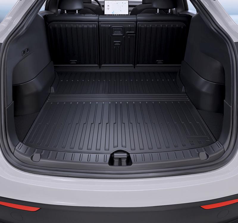 Refreshed Tesla Model Y Front & Rear TPE Trunk Mats - Upgraded Interior Accessories