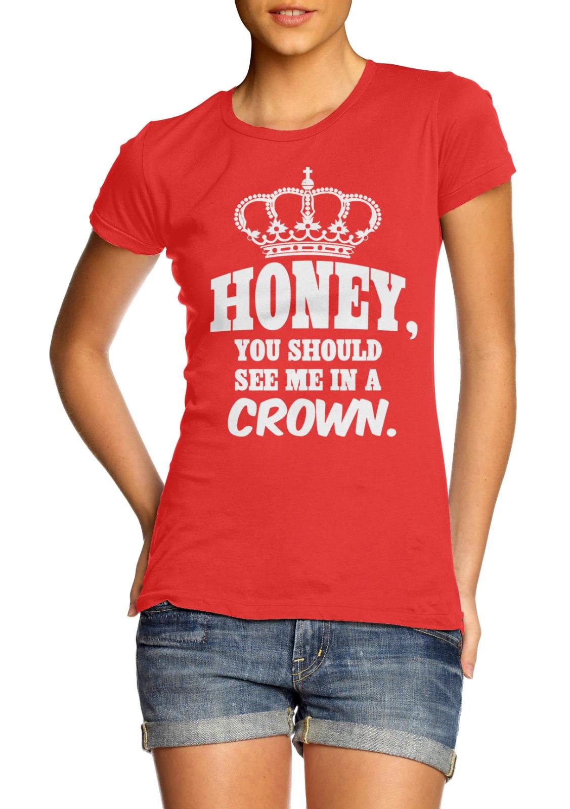 Honey You Should See Me In A Crown Womens Funny Sherlock Slogan T-Shirt 4XL
