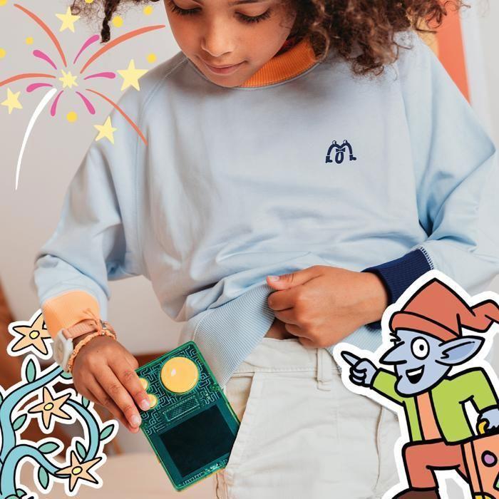 Console educative - lunii - coffret la famille magicus part en vacances - livre audio interactif dès 7 ans