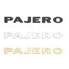 Cwykqr1 1 PIEZA Letra con logo de Metal Para Pajero Mitsubishi Emblema 3D Pegatinas para Maletero Trasero del Coche Insignia con Letras para Capó Delantero Accesorios de Estilo para Automóvil