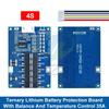 3S 4S 5S 35A 60A 12,6V 14,8V 21V BMS Lithium-Akku Lade-Schutzplatine NTC-Widerstände Mit Balance-Temperaturregelung