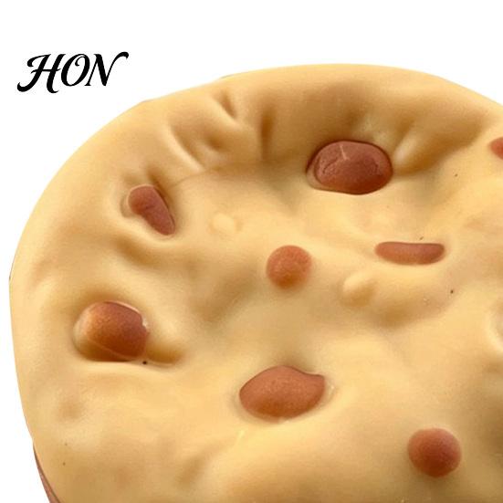 Party Favors for Sensory Play Crunchy Cookie Squeeze Toy, Bead Filled Fidget Realistic Hand Exerciser Focus Replica Stress Ball with ASMR Feel Adults