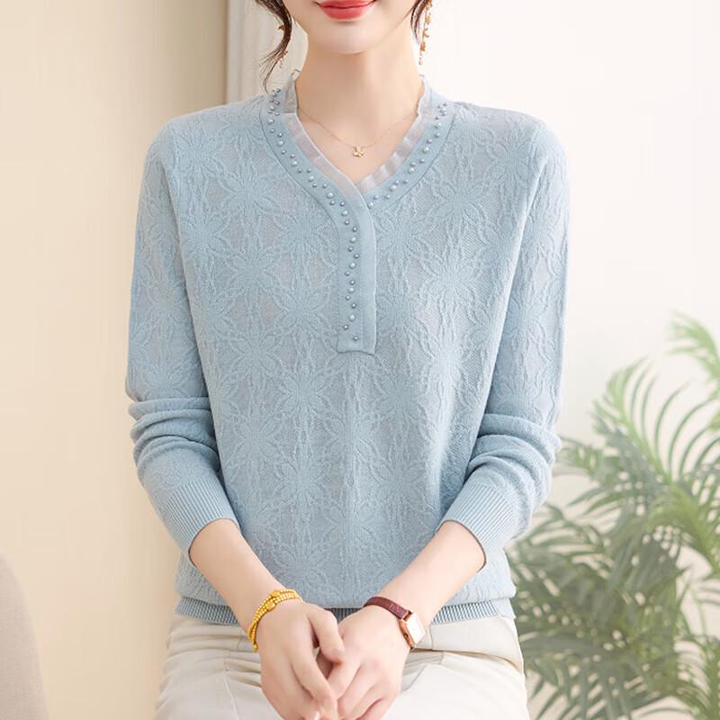 Xuexi Elegant Women's Autumn Knitted Sweater
