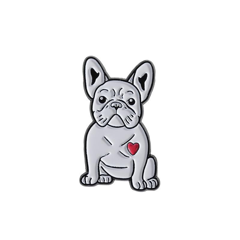 Cute Dog Set Enamel Pins Custom Corgi Border Collie Pattern Brooches Lapel Badges Clothes Animal Jewelry Gift for Friends