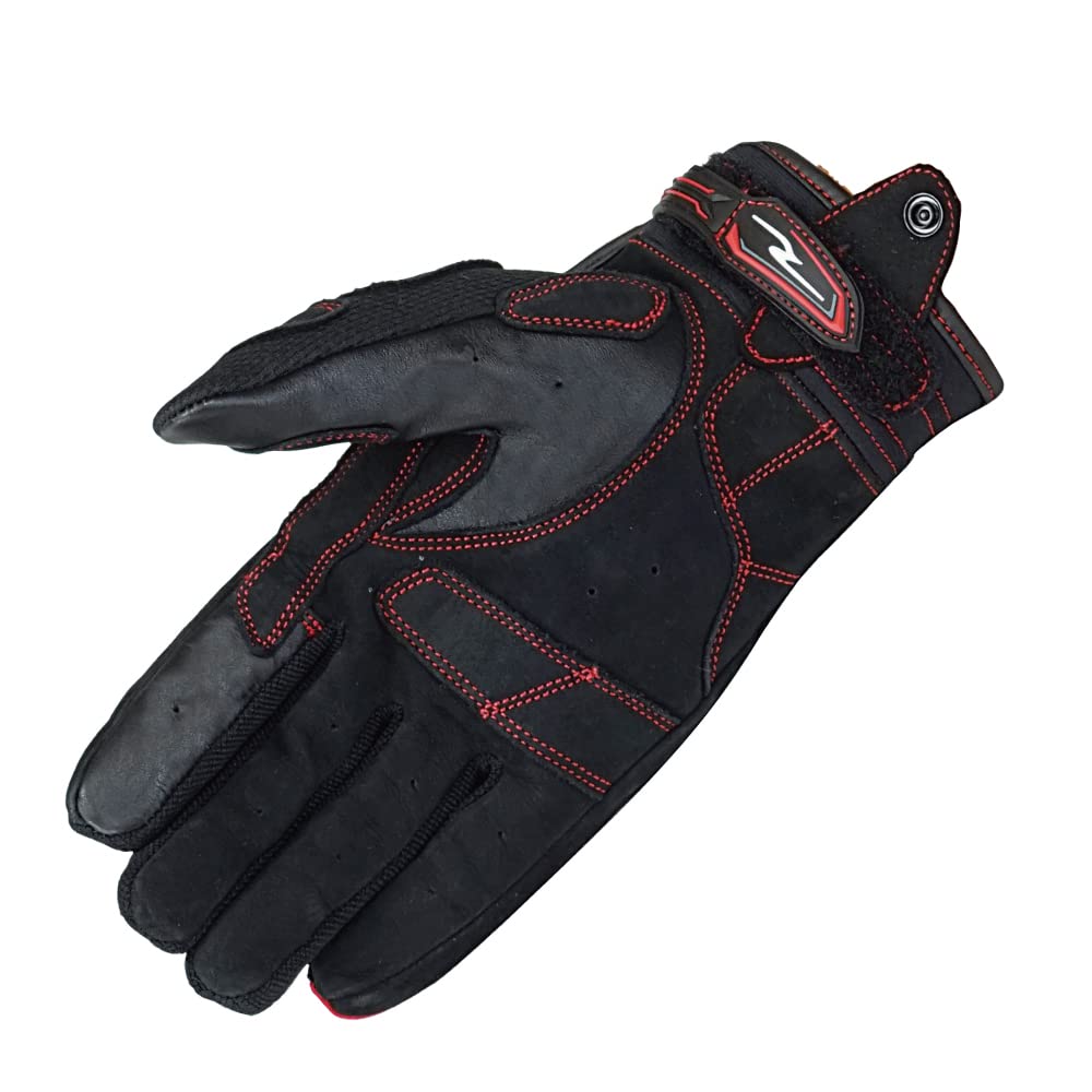 Motorcycle Comfort Knuckle Ethnic Size RR8026EB3 ROUGH&ROAD Gloves, Blue, L,