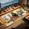 Bing Custom Name Large Size Mouse Pad Large Gaming Table Cushion Non-slip Laptop Tablet Big Mousepad XXL Mat Mini PC Playmat With Lock Edge