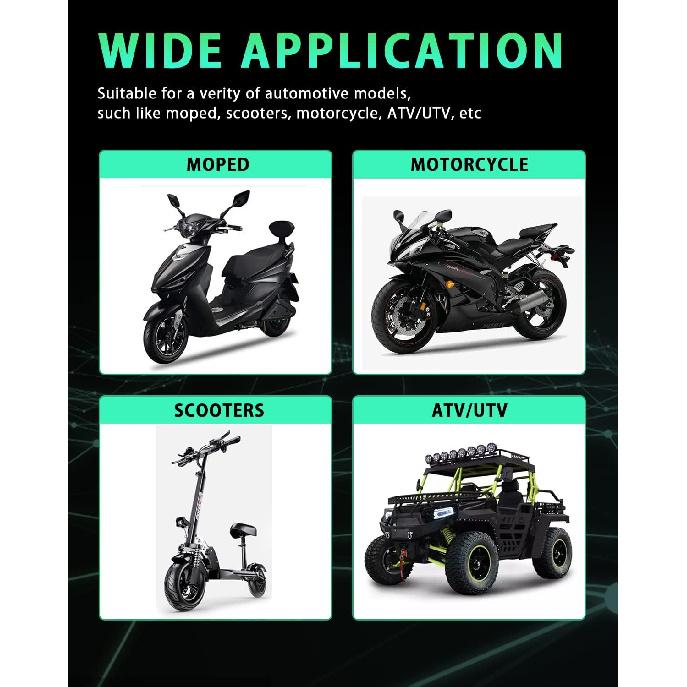 BA20D H616 COB 12W LED Aluminium Bulbs White Motorcycle Lights Bulb Backup Signal Blinker Stop Brake Tail Motorbike Light Bulbs Battery Car LED