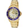Invicta Pro Diver Quartz Watch, 40mm Case, Gold Stainless Steel Strap, Gold Dial, 14124, Men's, Officially Imported