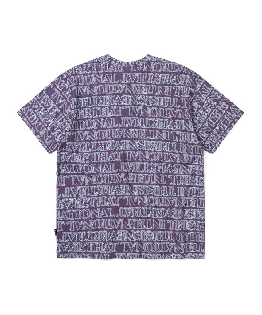 THISISNEVERTHAT Glass Logo Tee Fuchsia