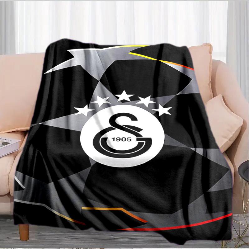 Coperta con Stemma del Galatasaray Calcio Adatta per Divani, Letti, Uffici e Campeggio - Regalo Perfetto per Halloween Natale