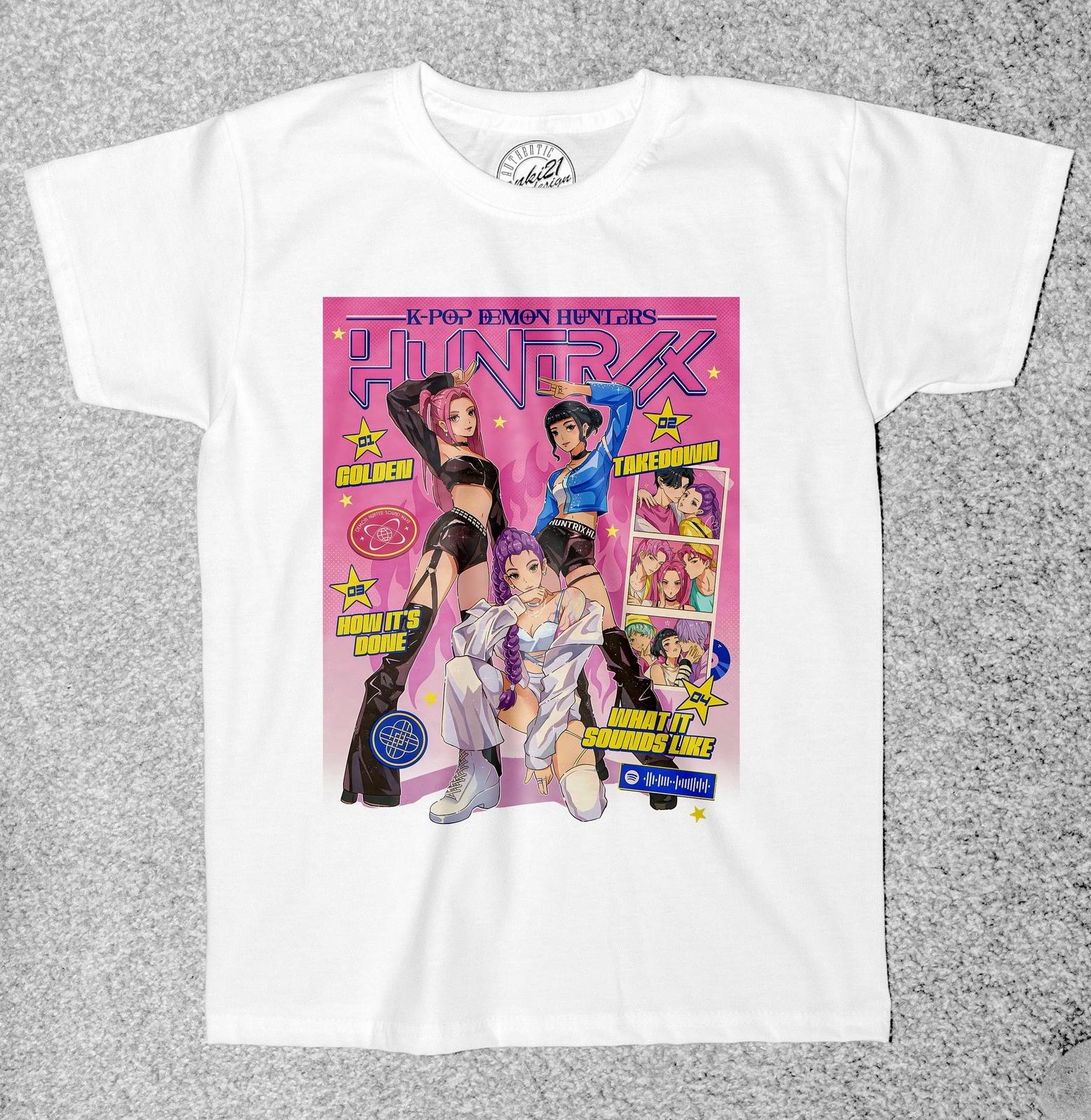 

Huntrix K-Pop Demon Hunters 012 Anime/Manga Childrens/Kids Adult t shirts/t-shir 140