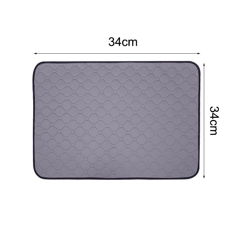 Wiederverwendbare Haustier-Pipi-Unterlage Maschinenwaschbar Rutschfest & Saugfähig Töpfchentrainingsmatte