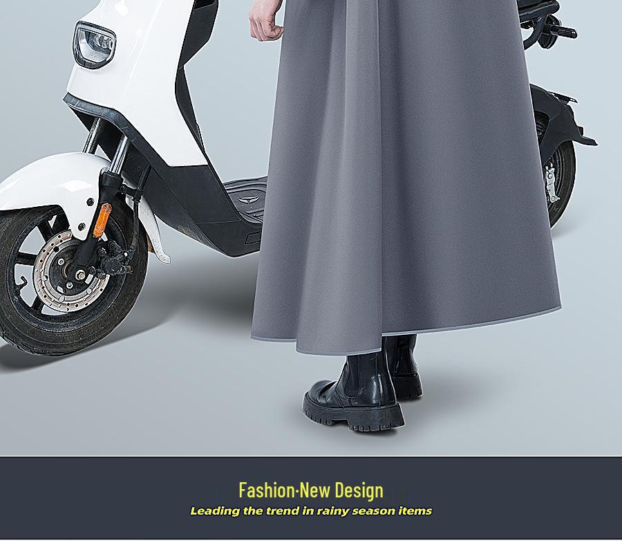 Heavy-Duty Full-Body Electric Scooter Raincoat