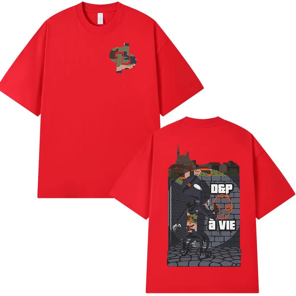 Rapper Jul Dp Vie Album 2025 Tour Merch T Shirts Men Women's Clothing Fashion Hip Hop T-shirt Cotton Short Sleeve T-shirts Tops