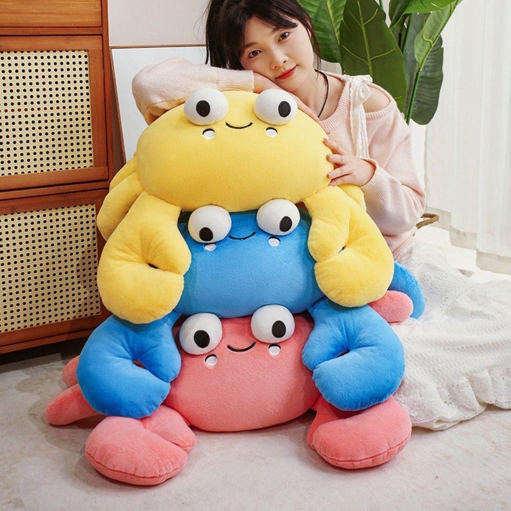PP Cotton Simulation Crab Plush Doll Simulation Sea Crab Plush Pendant Animal Crab Dolls  New Year
