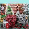 Buntes Weihnachtsplaid-Band-Set Für DIY-Geschenkverpackung Und Schleifen-Dekoration
