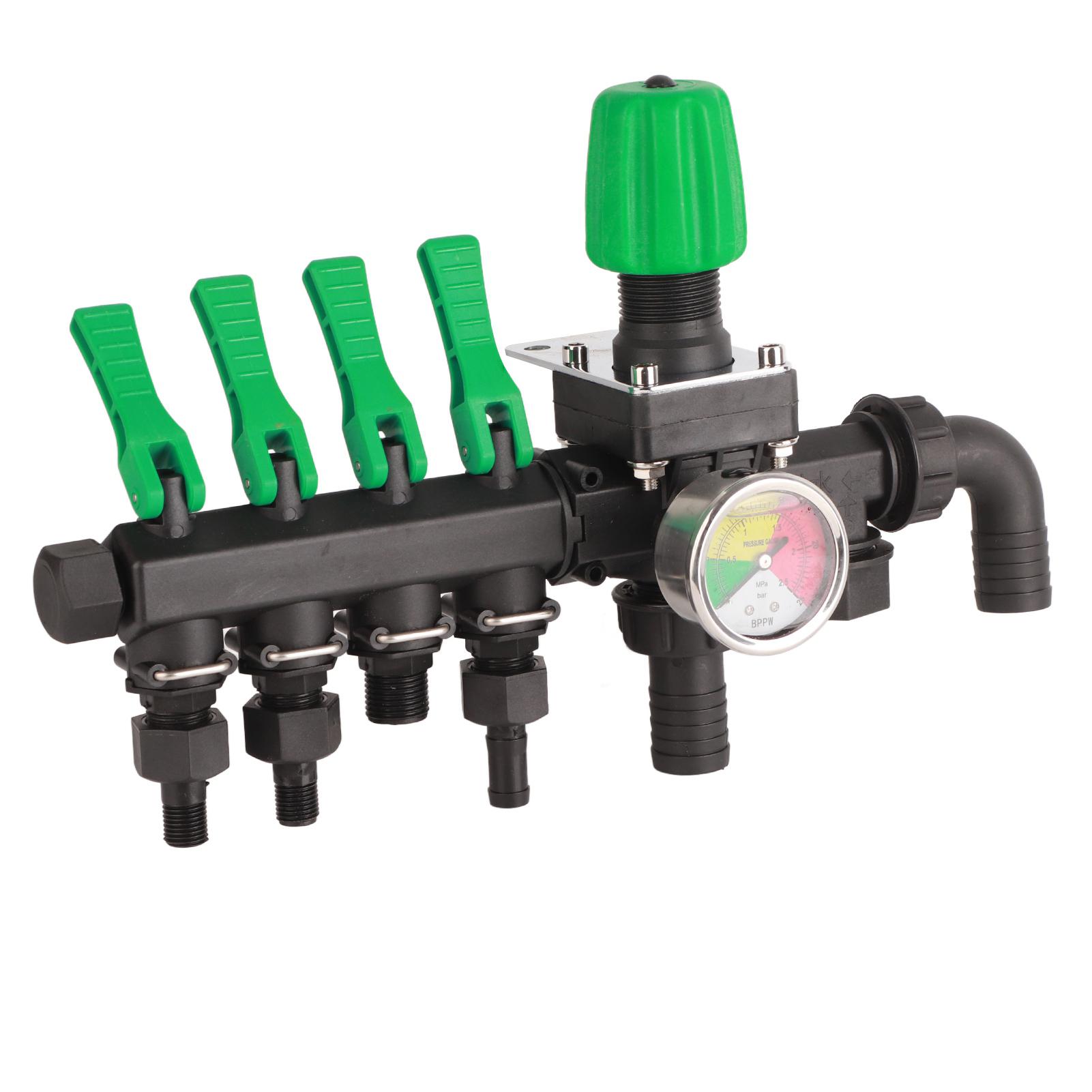 

4 Way Water Splitter Agricultural Sprayer Control Valve Accessories for Agriculture