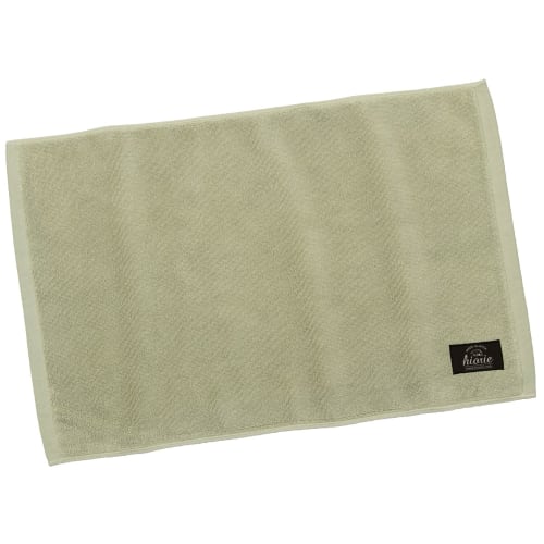 Hiorie (Hiorie) Japanese-Made Bath Mat, Antibacterial and Deodorizing, Hotel Style, Tea Green, Instant Absorbency, Made In Imabari, Washable, with Foo