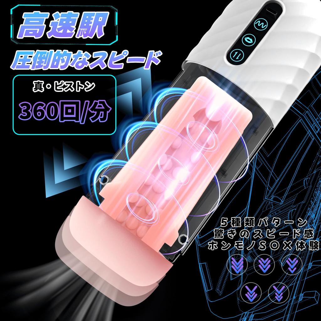 Elektrisches Onahole Onahole Hauptlinie Hochgeschwindigkeitsvergnügen 360 Mal pro Minute Hochgeschwindigkeitspiston Onahole Beliebt 5 Arten von Piston 6 Arten von Saugung 10