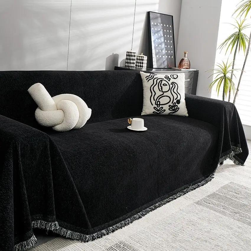 1pcs Simple Sofa Towel Full Coverage Anti-cat Scratch Couch Protector Cover for Living Room Dog Bed Cover and Pet Blanke