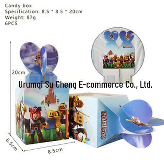 Roblox Party Supplies: Virtual World Game Decorations - Plates, Cups, Hats, Napkins, Banner