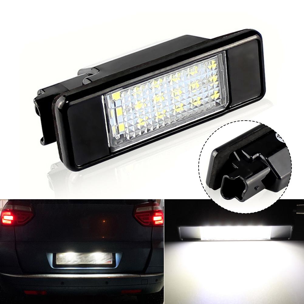 For Peugeot 106 1007 207CC 307 308 3008 406 508 607 2x Canbus LED Number License Plate Light Lamp for Citroën C2 C3 C5 C5 C6 C8